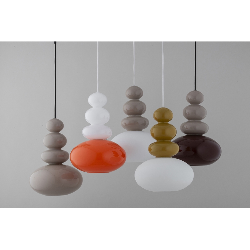 Argon 8823 - Ljuskrona med textilsladd DIEGO 1xGU10/5W/230V grå