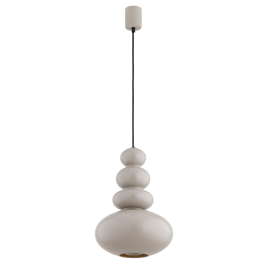 Argon 8823 - Ljuskrona med textilsladd DIEGO 1xGU10/5W/230V grå