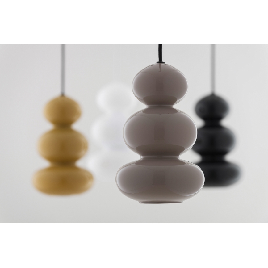 Argon 8825 - Ljuskrona med textilsladd ORLANDO 1xGU10/5W/230V grå