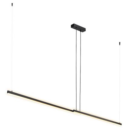 Argon 8838 - LED ljuskrona med textilsladd MIAMI LED/74W/230V 3000K svart