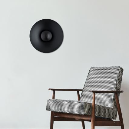 Argon 8864 - LED-vägglampa BOLTON LED/12,5W/230V 3000K svart