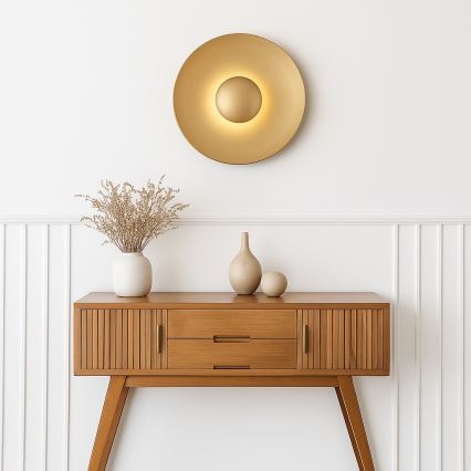 Argon 8865 - LED-vägglampa BOLTON LED/12,5W/230V 3000K guld