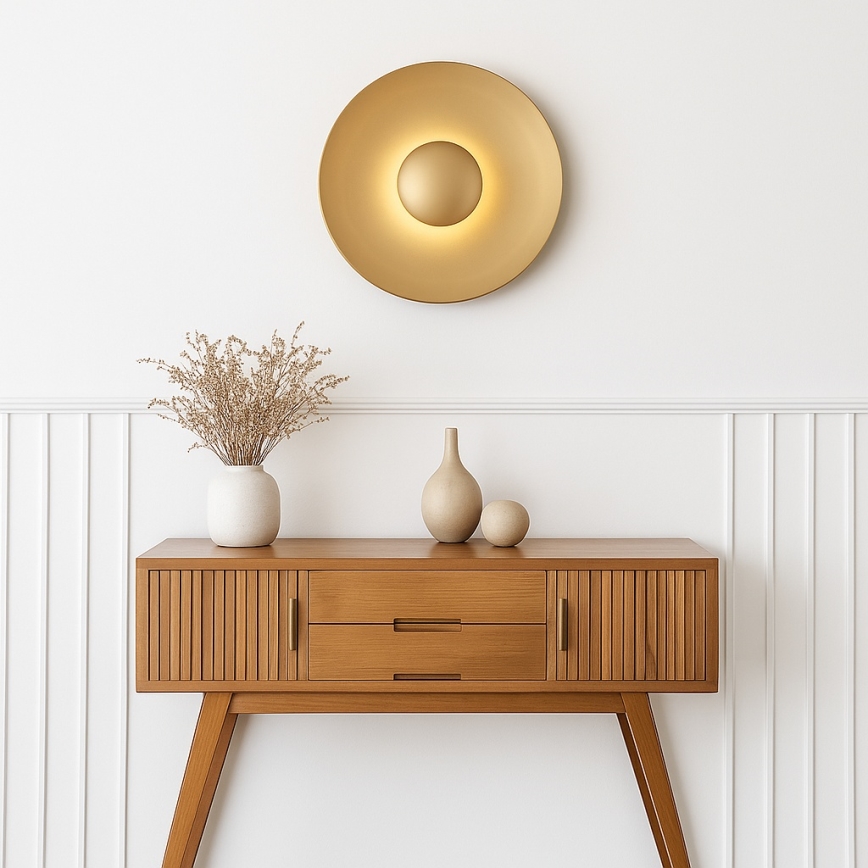 Argon 8865 - LED-vägglampa BOLTON LED/12,5W/230V 3000K guld