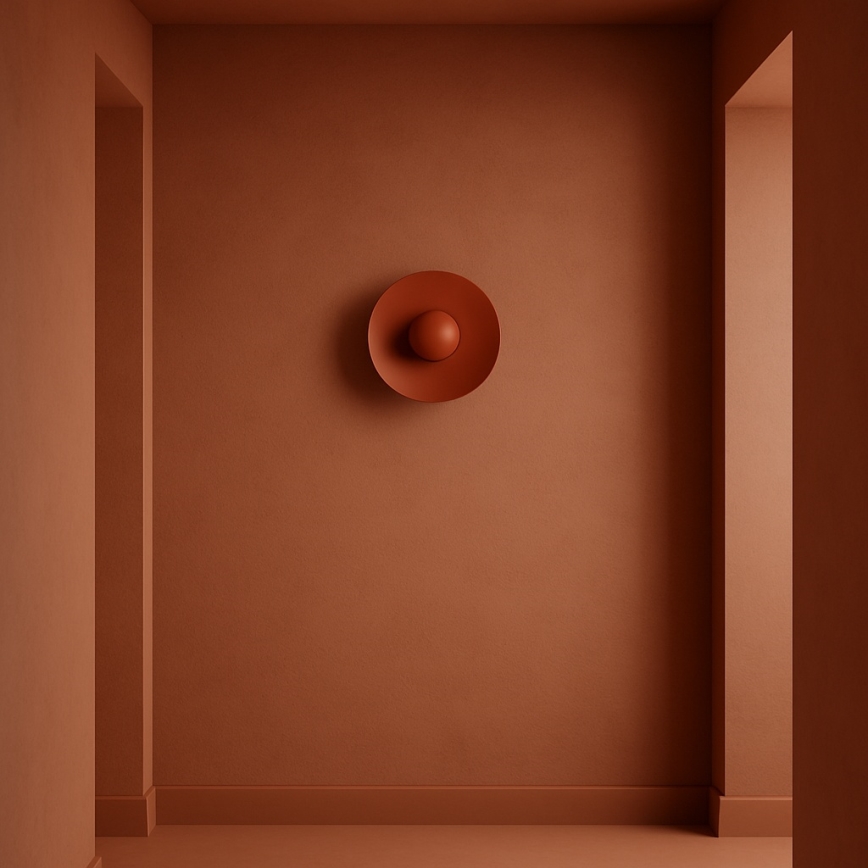 Argon 8866 - LED-vägglampa BOLTON LED/12,5W/230V 3000K terrakotta