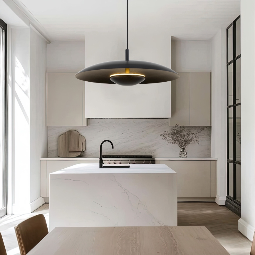 Argon 8868 - LED-pendel på kabel BOLTON LED/12,5W/230V 3000K svart