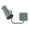 Argon 8883 - Vägglampa LORD 1xE14/7W/230V grå