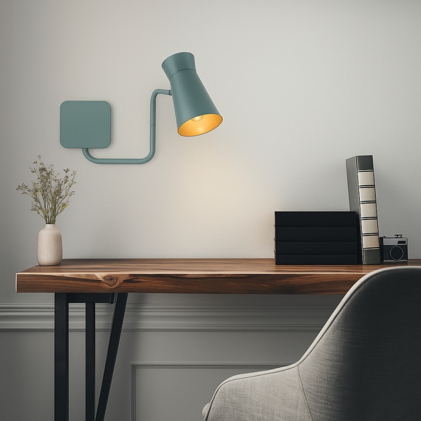 Argon 8883 - Vägglampa LORD 1xE14/7W/230V grå