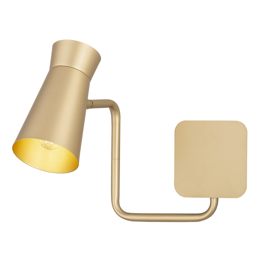 Argon 8884 - Vägglampa LORD 1xE14/7W/230V, guldfärgad