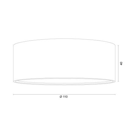 Argon 8904 - Taklampa ELORA 1xGX53/7W/230V Ø 11 cm lila