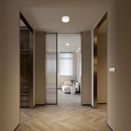 Argon 8915 - Taklampa ELORA 1xGX53/7W/230V Ø 11 cm vit