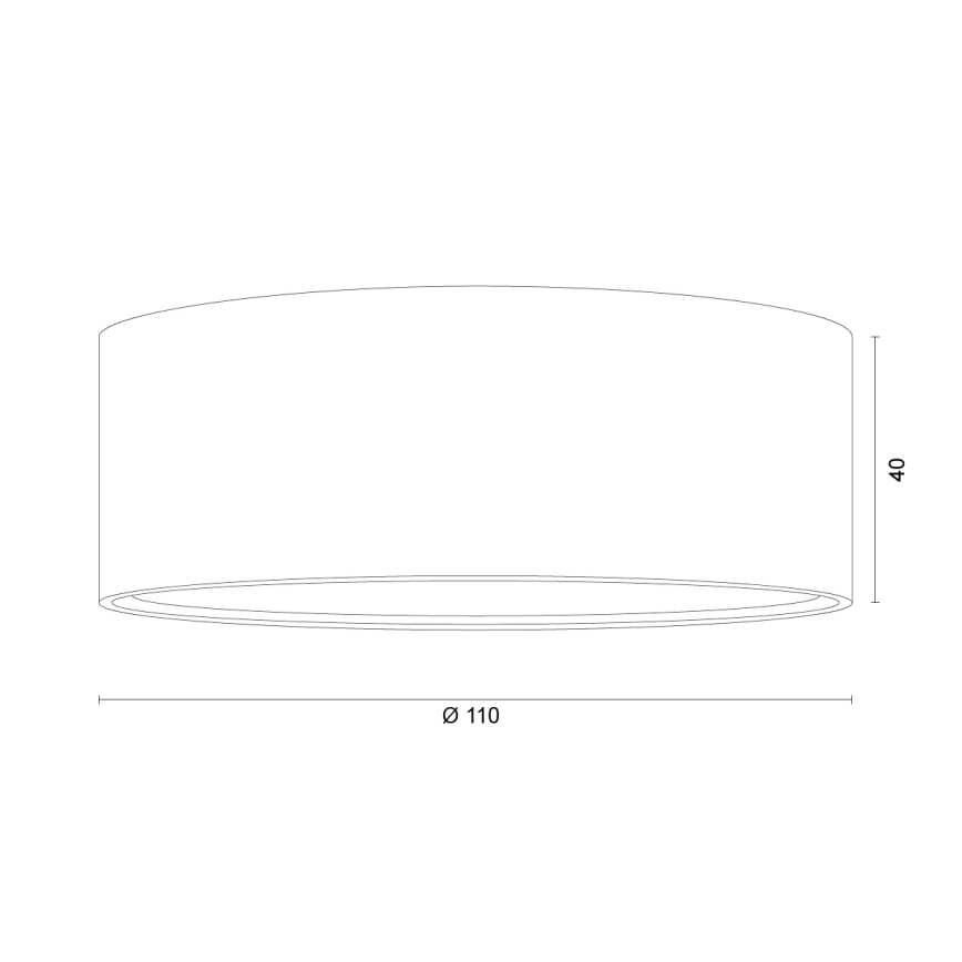 Argon 8915 - Taklampa ELORA 1xGX53/7W/230V Ø 11 cm vit