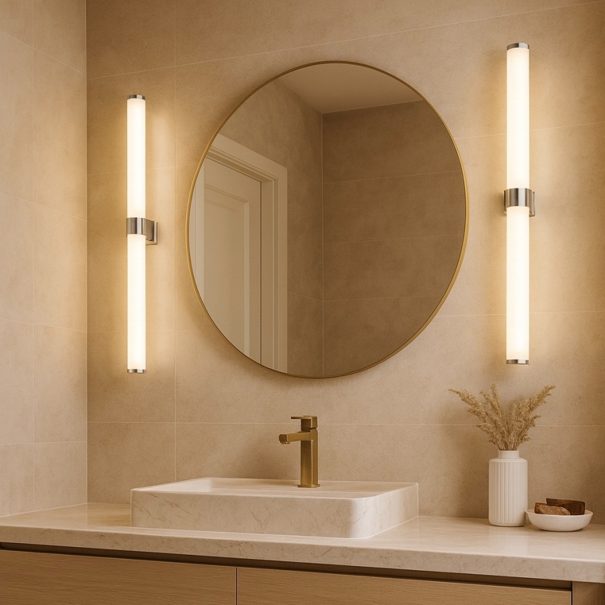 Argon 8925 - LED-belysning för badrumsspegel BATUMI LED/24W/230V 3000K IP44 blank krom