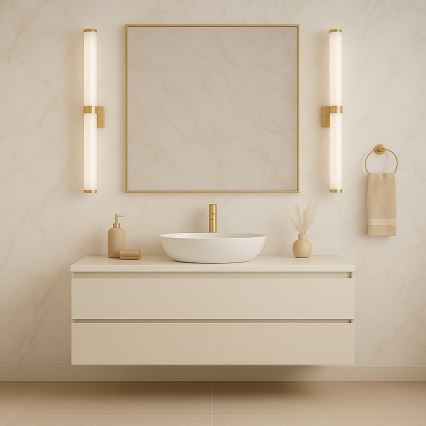 Argon 8926 - BATUMI LED-spegelbelysning för badrum LED/24W/230V 3000K IP44 guld