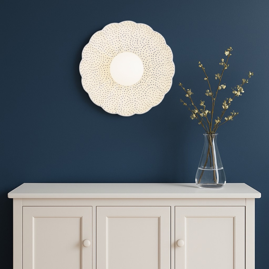 Argon 8934 - Vägglampa BOLL 1xG9/6W/230V vit