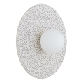 Argon 8936 - Vägglampa BOLL 1xG9/6W/230V vit