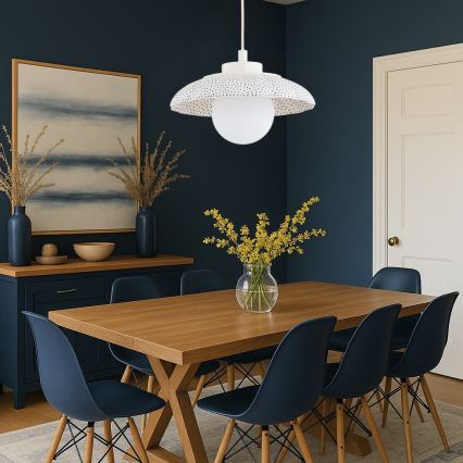 Argon 8947 - Pendellampa på kabel BOLL 1xG9/6W/230V vit