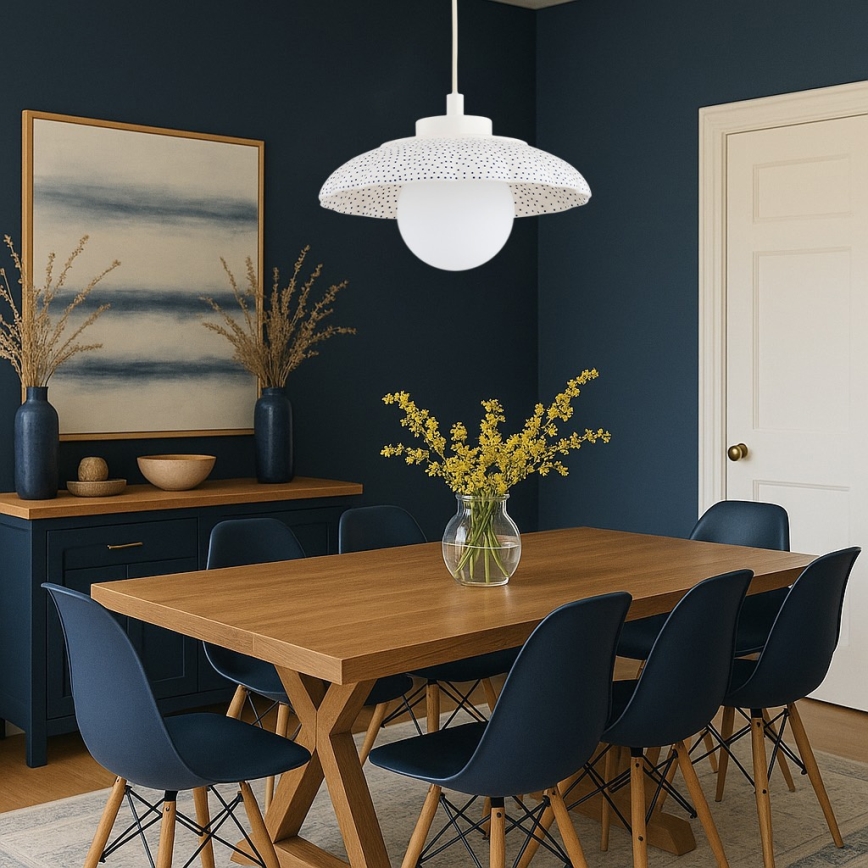 Argon 8947 - Pendellampa på kabel BOLL 1xG9/6W/230V vit