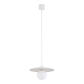 Argon 8949 - Pendel på kabel BOLL 1xG9/6W/230V vit