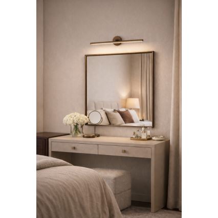Argon 8993 - LED tavellampa MIRI LED/7,2W/230V 3000K 40 cm brun