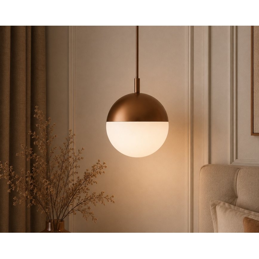 Argon 8998 - Utomhuspendel på kabel LIV 1xE27/15W/230V IP44 brun