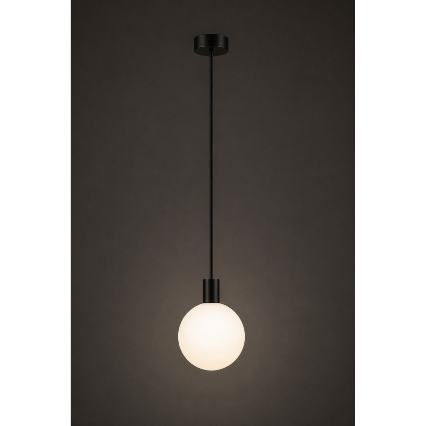 Argon 9005 - Utomhuspendel på kabel ORE 1xG9/6W/230V IP44 svart
