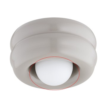 Argon - Reservglas till armaturen TEVO G9 Ø 19 cm
