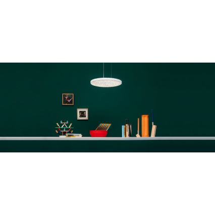 Artemide 0213010APP - LED ljusreglerad ljuskrona på textilsladd CALIPSO LED/50W/230V 3000K