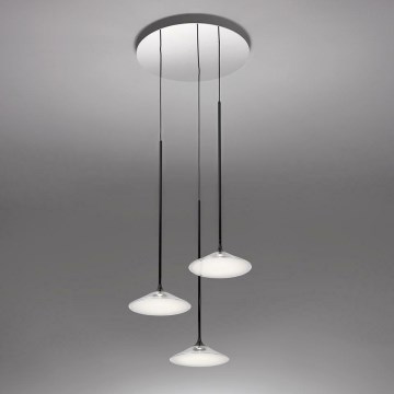 Artemide 0353030A - LED ljusreglerad ljuskrona på textilsladd ORSA CLUSTER LED/22W/230V 3000K