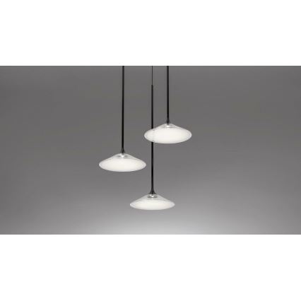 Artemide 0353030A - LED ljusreglerad ljuskrona på textilsladd ORSA CLUSTER LED/22W/230V 3000K
