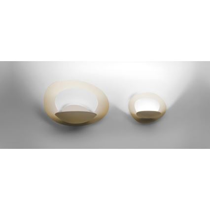 Artemide 1248020A - LED ljusreglerad vägglampa PIRCE LED/27W/230V 3000K guld