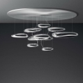 Artemide 1366110A - Dimbar LED ytmonterad ljuskrona MERCURY LED/58W/230V 3000K