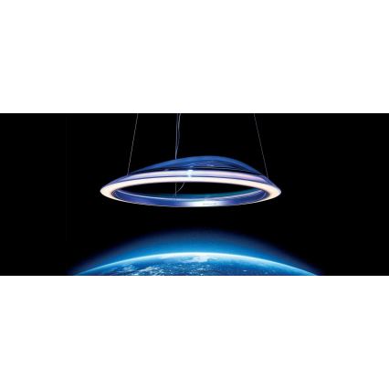 Artemide 1402010APP - LED RGBW Ljusreglerad ljuskrona på textilsladd AMELUNA LED/45W/230V 3000K