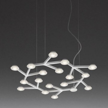 Artemide 1575050APP - LED ljusreglerad ljuskrona på textilsladd NET LED/43W/230V diameter 65 cm 3000K