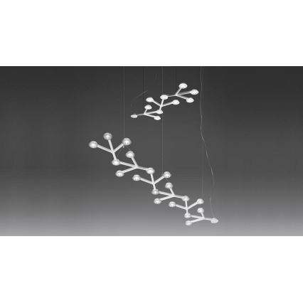 Artemide 1578050APP - LED ljusreglerad ljuskrona på textilsladd NET LED/45W/230V 3000K