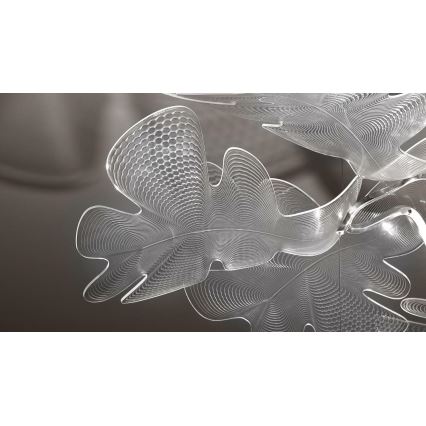 Artemide 1628010APP - LED ljusreglerad ljuskrona på textilsladd CHLOROPHILIA LED/44W/230V 3000K