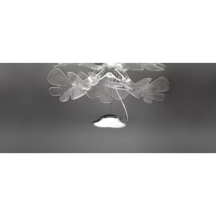 Artemide 1628010APP - LED ljusreglerad ljuskrona på textilsladd CHLOROPHILIA LED/44W/230V 3000K
