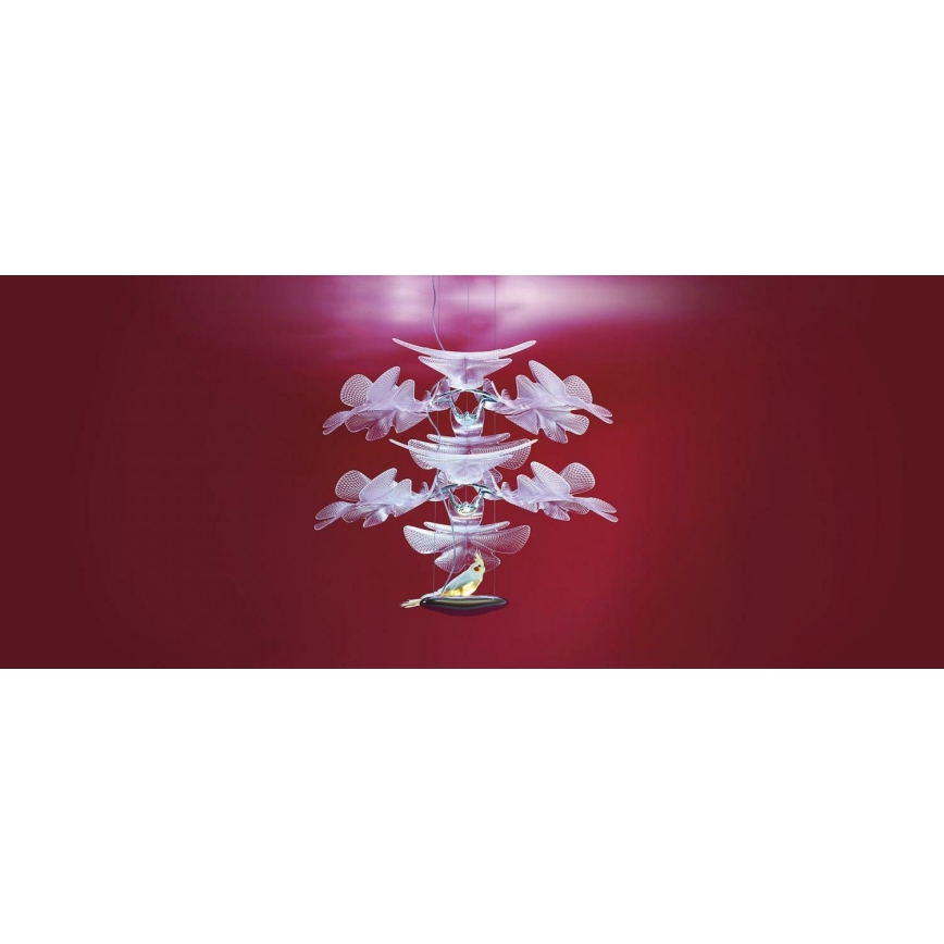 Artemide 1628110APP - LED ljusreglerad ljuskrona på textilsladd CHLOROPHILIA LED/44W/230V 3000K