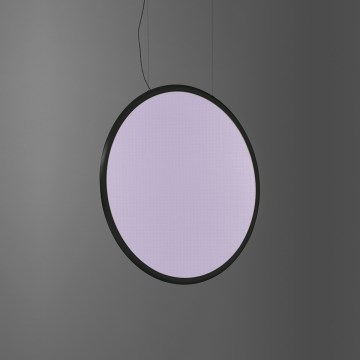 Artemide 1992230IN1APP - LED ljusreglerad ljuskrona på textilsladd DISCOVERY LED/42W/230V 2700K svart