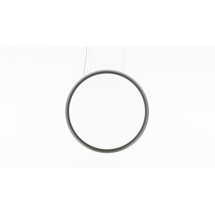 Artemide 1992310APP - LED RGBW Ljusreglerad ljuskrona på textilsladd DISCOVERY LED/42W/230V 2700-6500K antracit