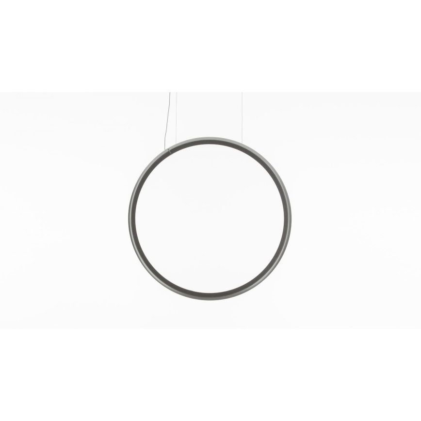 Artemide 1992310APP - LED RGBW Ljusreglerad ljuskrona på textilsladd DISCOVERY LED/42W/230V 2700-6500K antracit