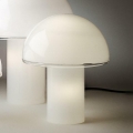 Artemide A006300 - Bordslampa ONFALE 1xE14/5W/230V + 1xE27/13W vit
