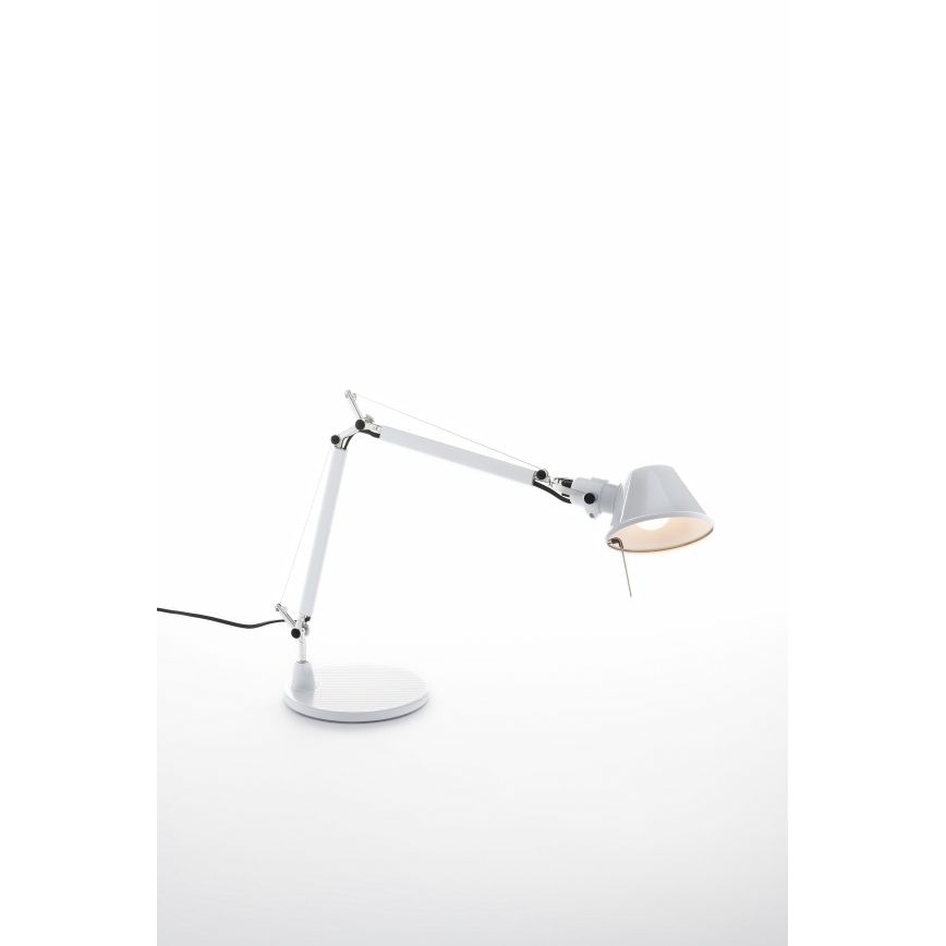Artemide AR 0011820A - Bordslampa TOLOMEO MICRO 1xE14/46W/230V vit