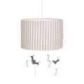 Atmosphera - Barnlampa på sladd SCOTT 1xE27/40W/230V med hundmotiv