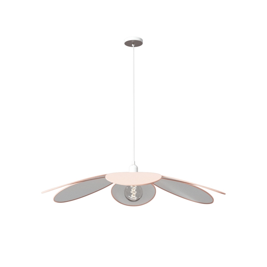 Atmosphera - Barnpendel med sladd PETAL 1xE27/40W/230V Ø 64 cm rosa