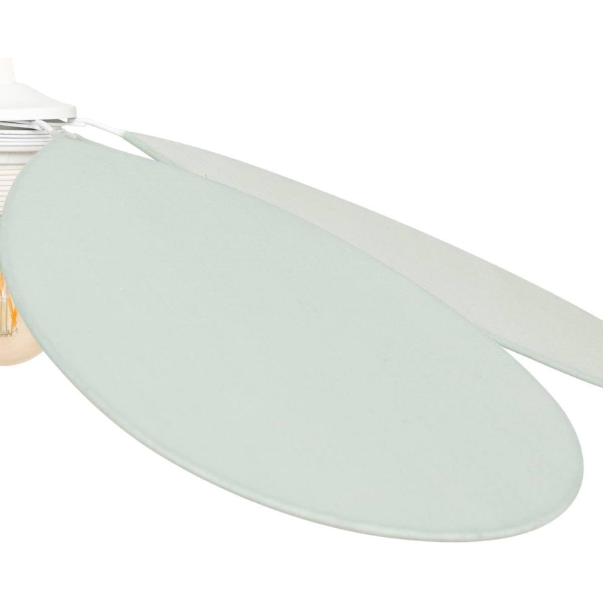 Atmosphera - Barnpendellampa NAYA med sladd 1xE27/40W/230V Ø72 cm mintgrön