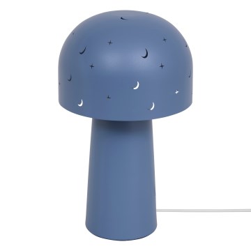 Atmosphera - Barns bordslampa STARRY MUSHROOM 1xE14/25W/230V blå