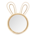 Atmosphera - Barnväggspegel RABBIT 37x24 cm i bambu