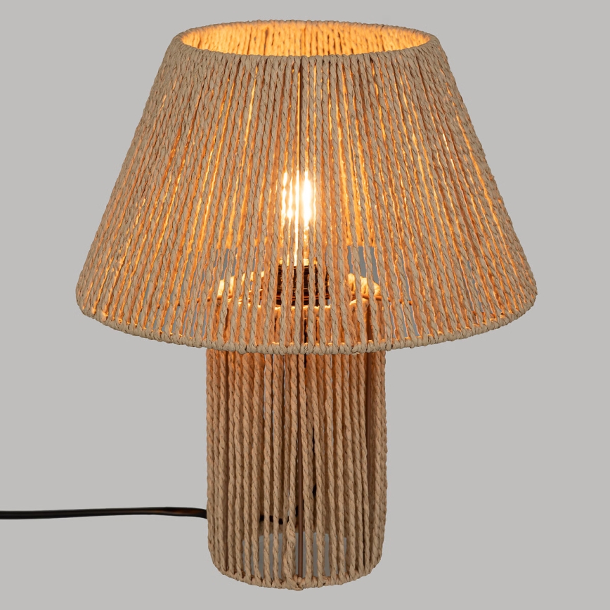 Atmosphera - Bordslampa ADRIA 1xE27/40W/230V jute