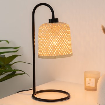 Atmosphera - Bordslampa ALI 1xE27/25W/230V bambu