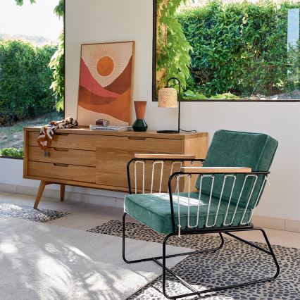 Atmosphera - Bordslampa ALI 1xE27/25W/230V bambu